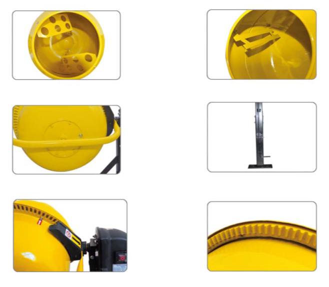 Mini Portable Cement Mixing Drum Type Mixer Electric Concrete Mixer
