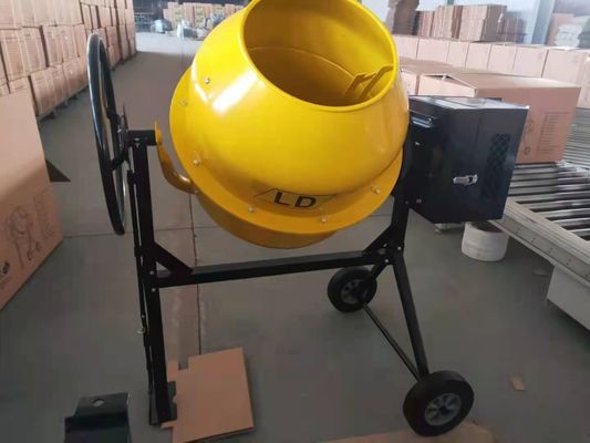 Смеситель 250L 2 колес электрический мини конкретный с шестерней кольца литого железа