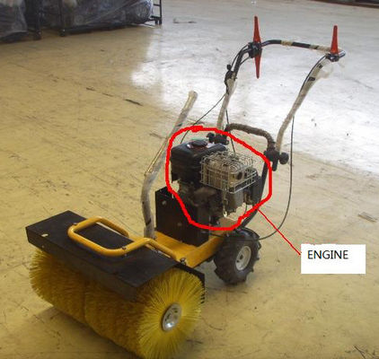 Прогулка метельщика щетки силы снега 6.5HP за гибкостью стартера возвратной пружины высокой